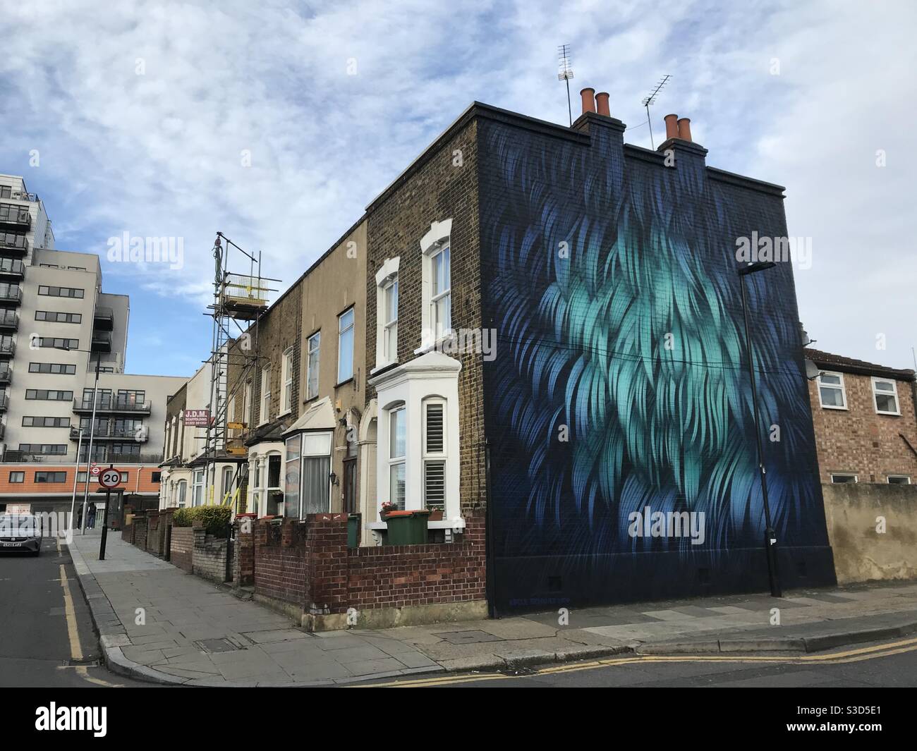 Street art in East London - Smartphone Captured Stock Image