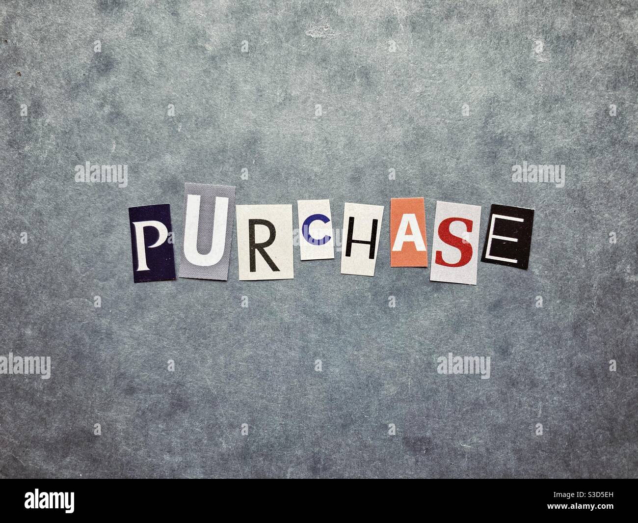 Purchase word concept - Smartphone Captured Stock Image