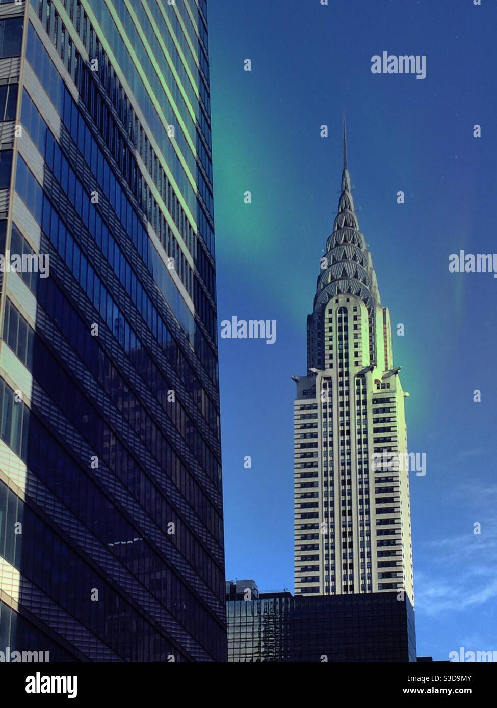 The Chrysler building in Midtown Manhattan isn’t iconic sky scraper, NYC, USA Stock Photo