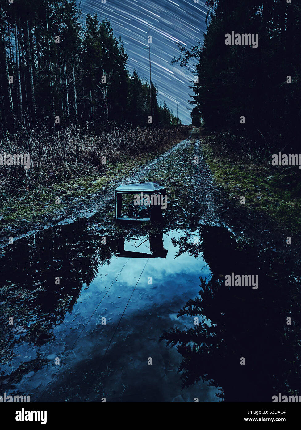 window into another world - Smartphone Captured Stock Image