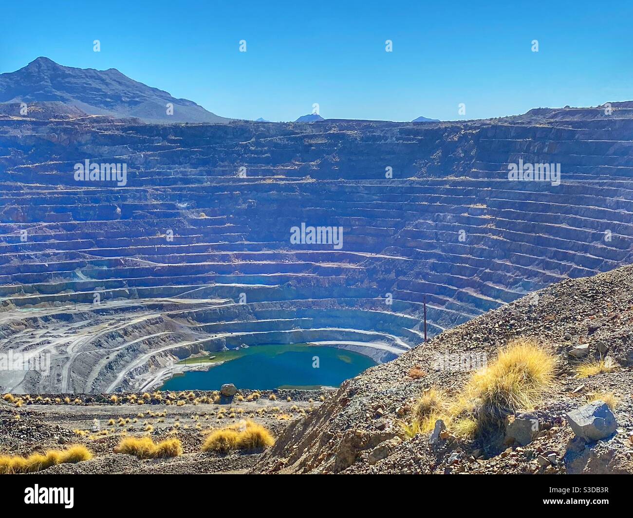 Copper mine in Ajo Arizona Stock Photo Alamy