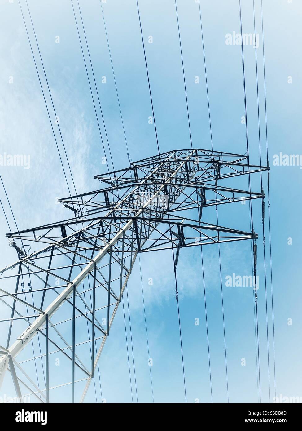 Electricity pylon Stock Photo