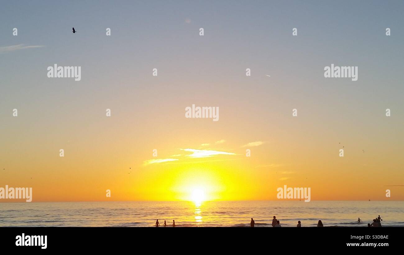 Sunset Anna Maria Island - Smartphone Captured Stock Image