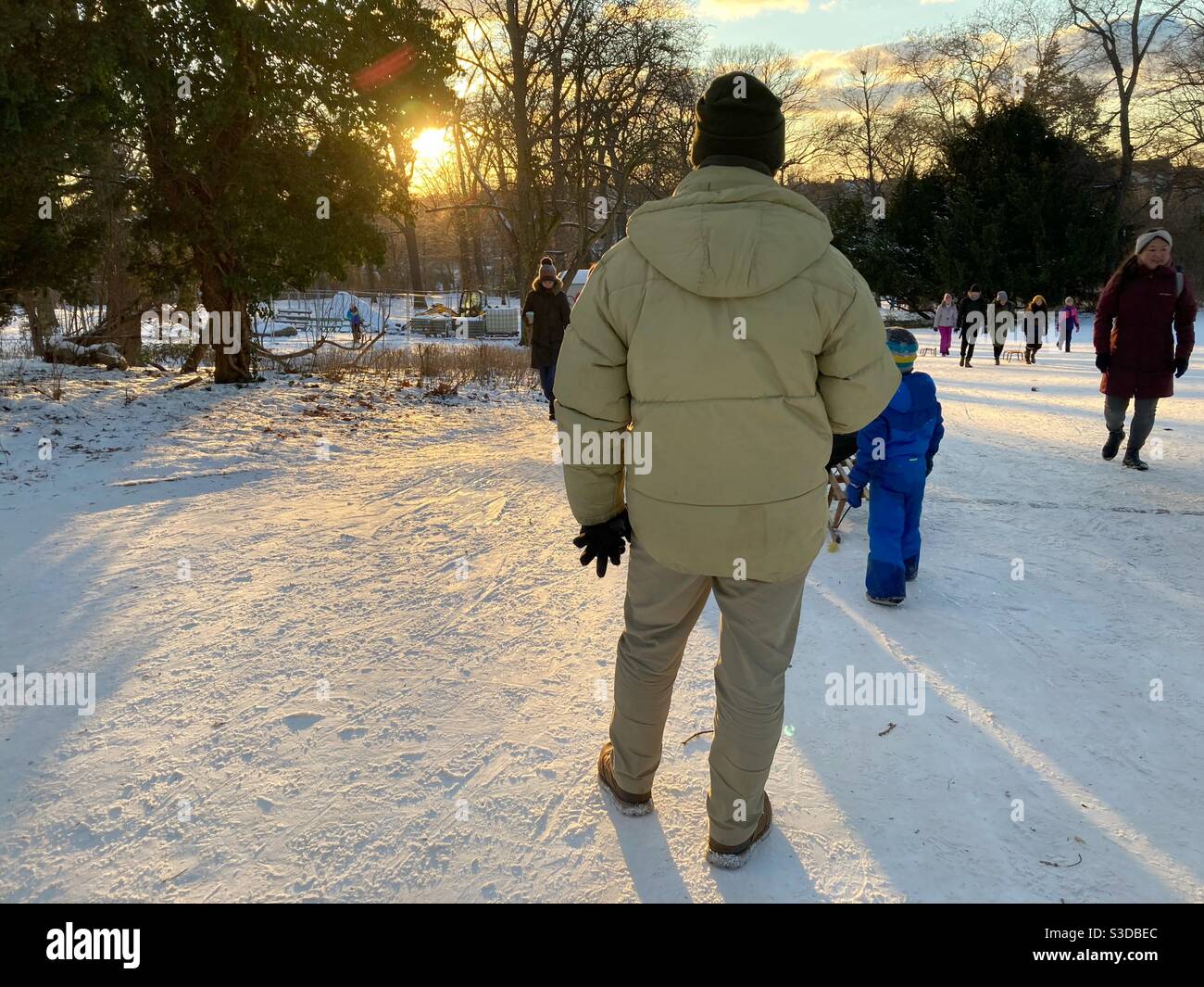 Winter - Smartphone Captured Stock Image