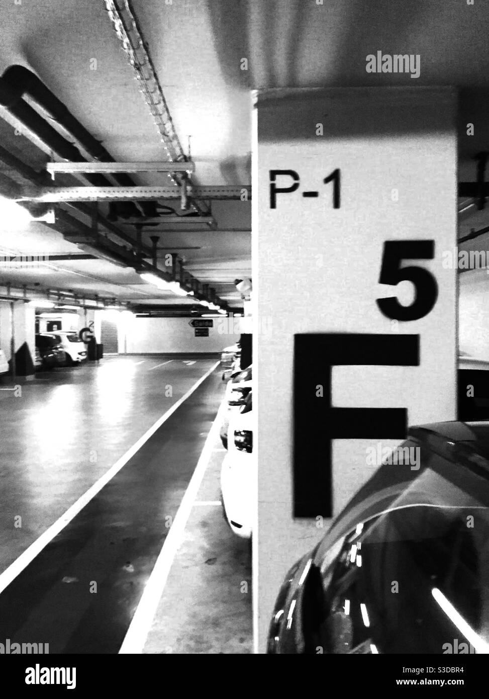 Car parking underground Stock Photo Alamy