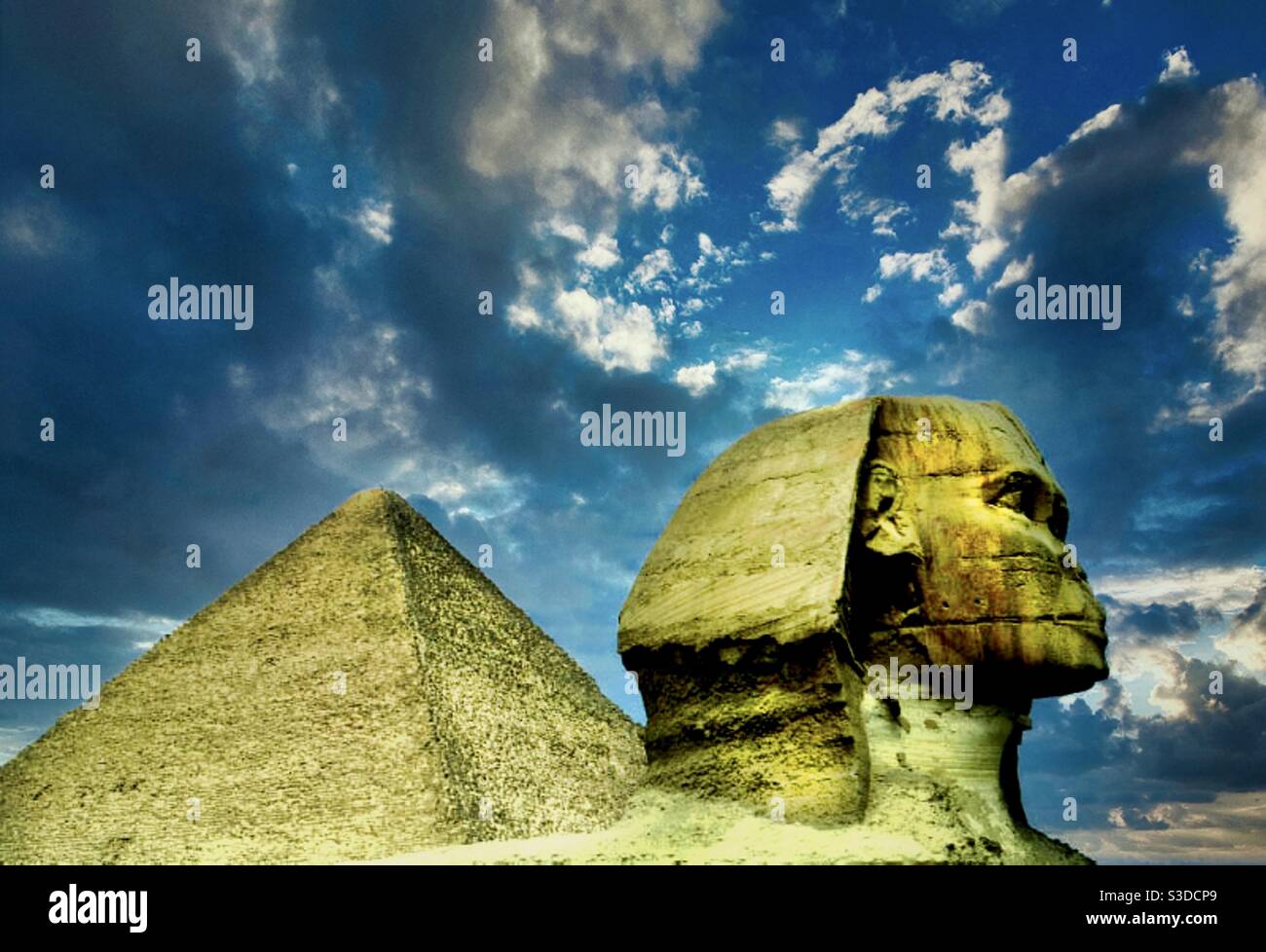 Ancient Egypt - Smartphone Captured Stock Image