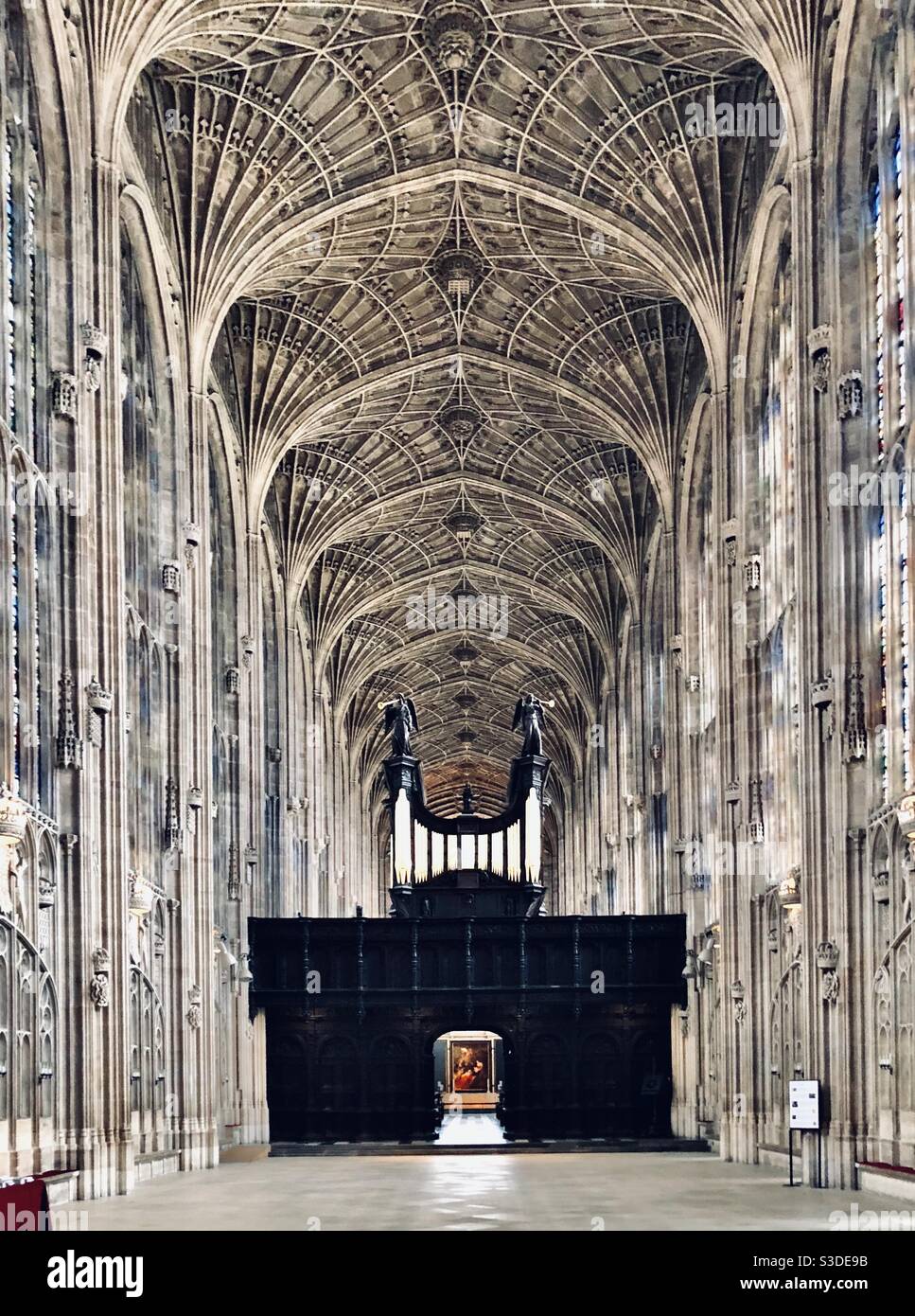 King’s College Chapel, cambridge University, United Kingdom - Smartphone Captured Stock Image