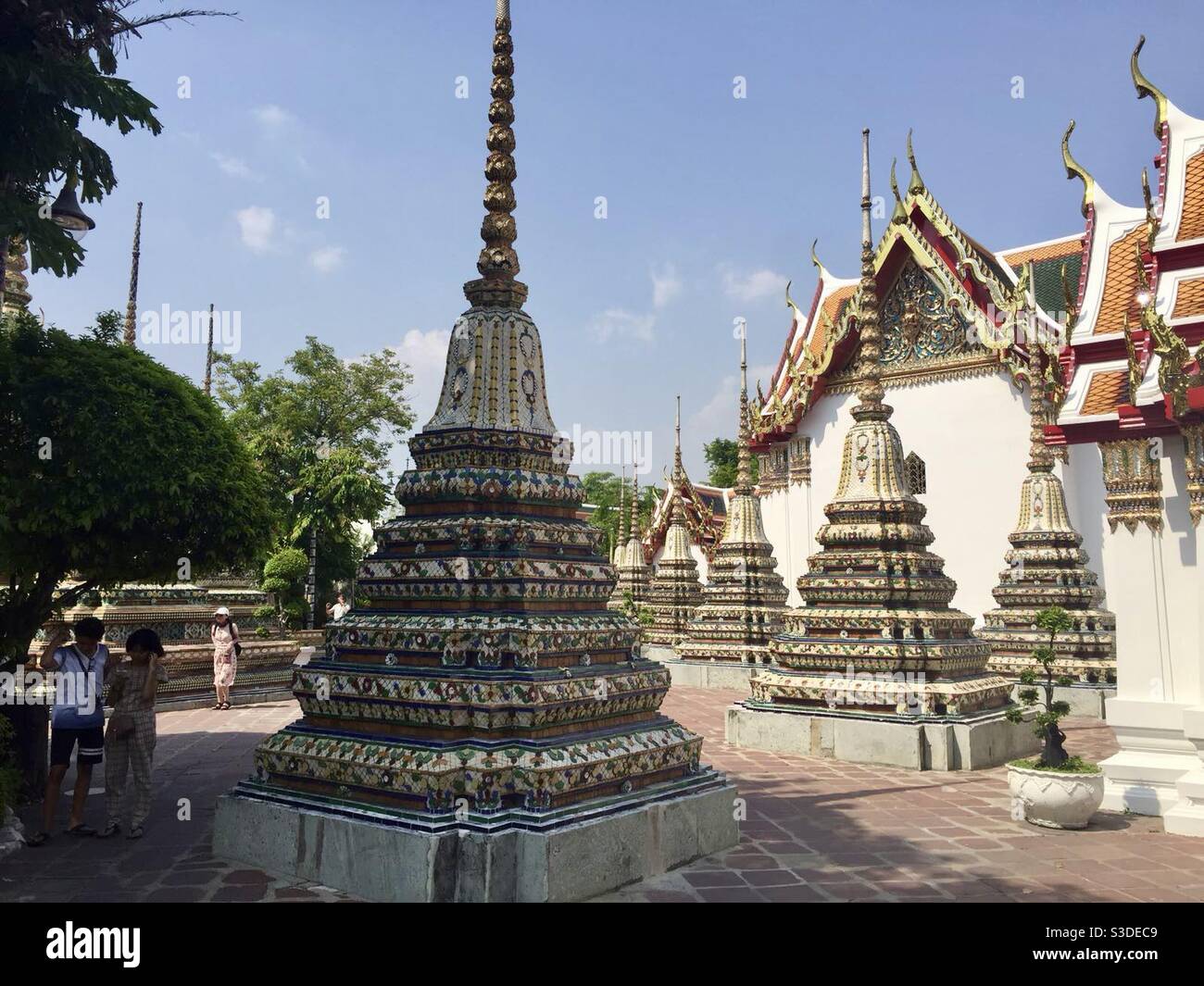 Wat pho Bangkok Stock Photo