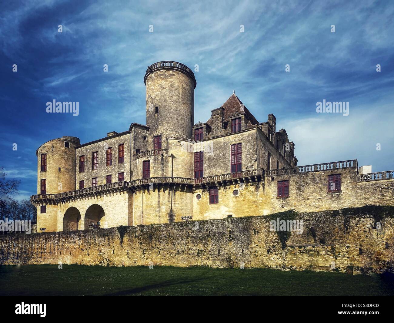 Chateau Duras, France - Smartphone Captured Stock Image