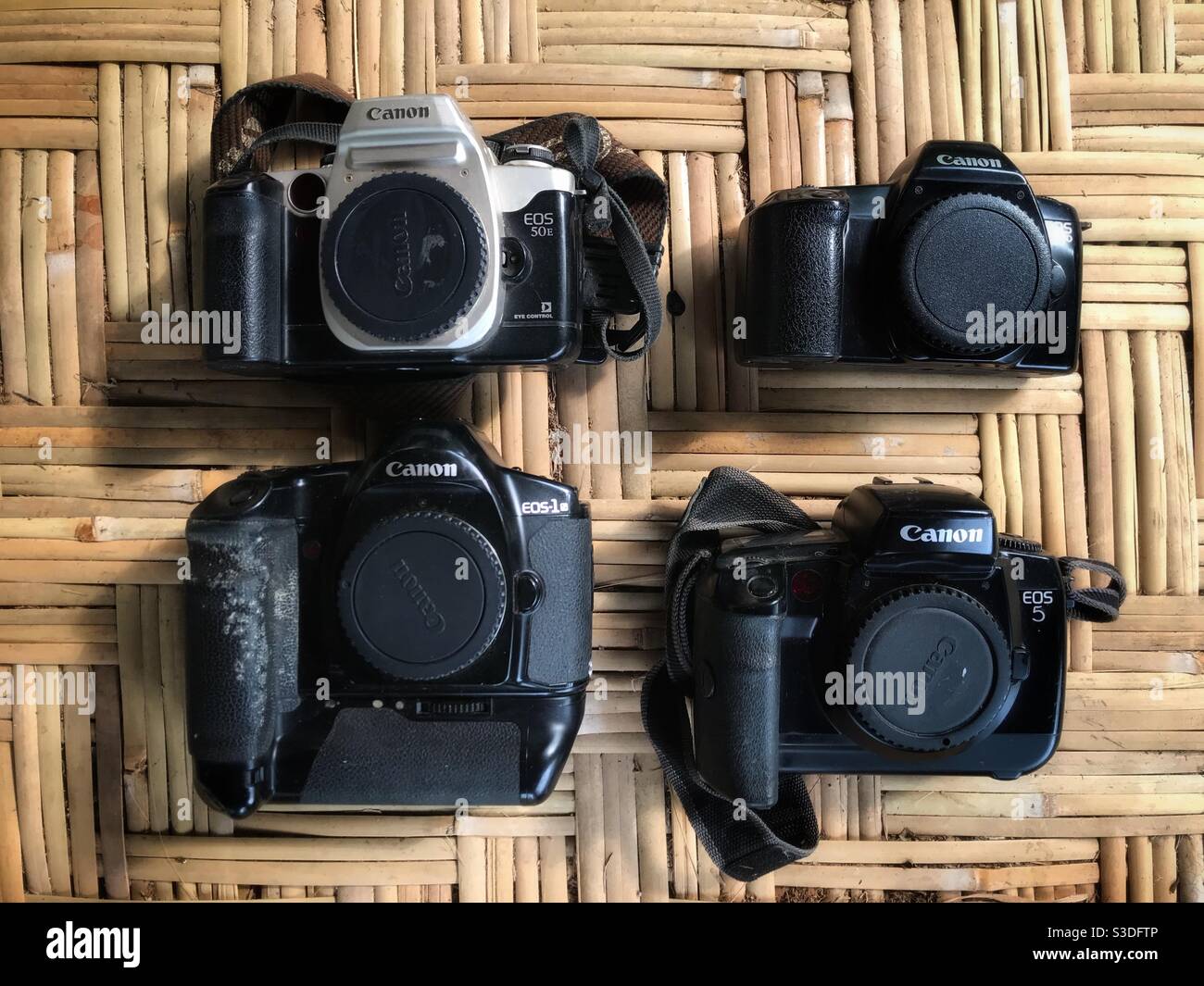 Canon Eos film cameras Stock Photo Alamy