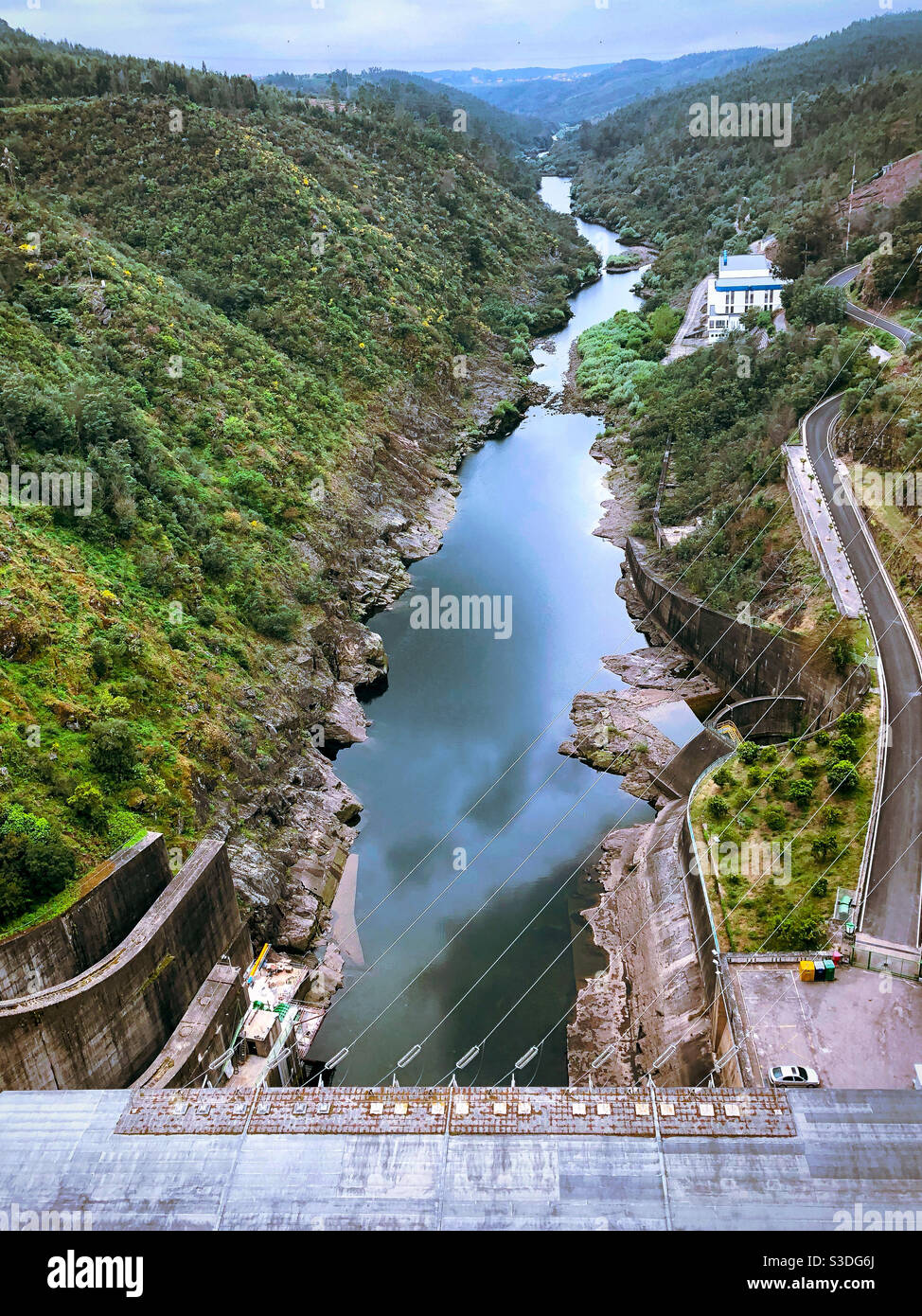 Barragem Castelo Do Bode, Martinchel, Portugal - Smartphone Captured Stock Image