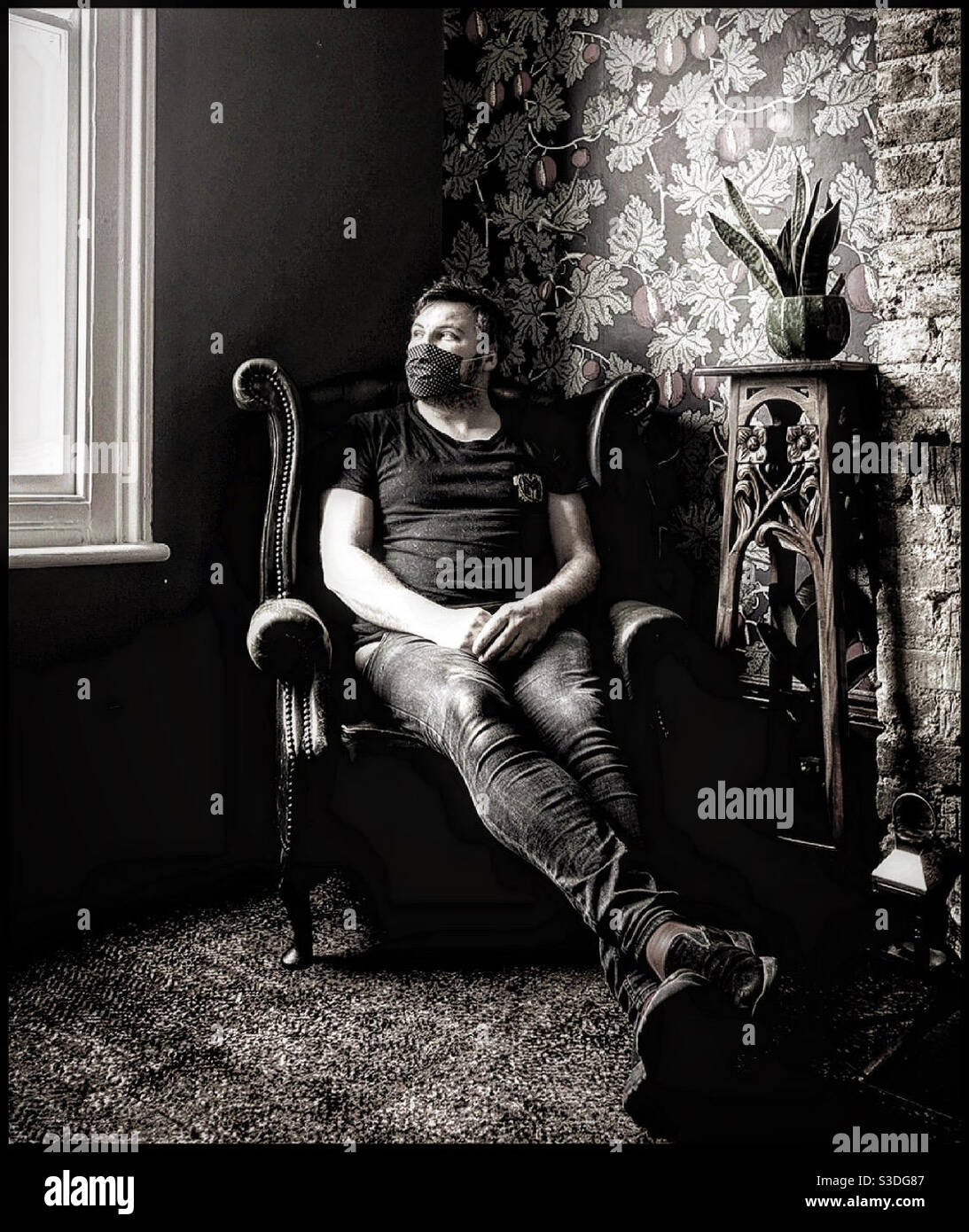 Lockdown life. - Smartphone Captured Stock Image