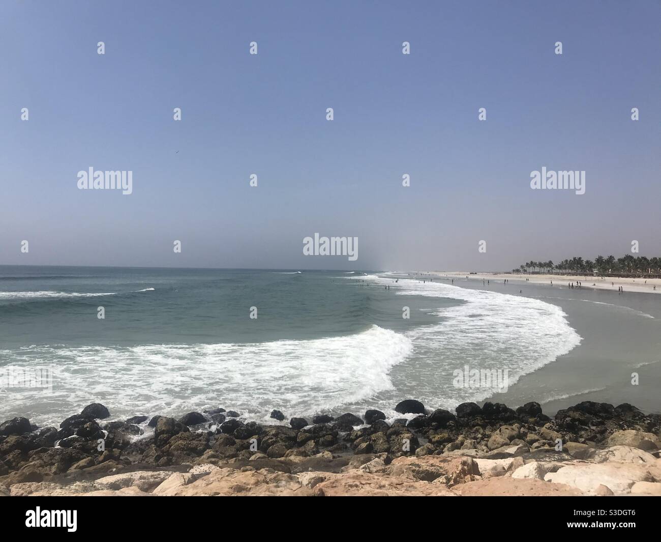 The beautiful coastline of Salalah, Oman - Smartphone Captured Stock Image