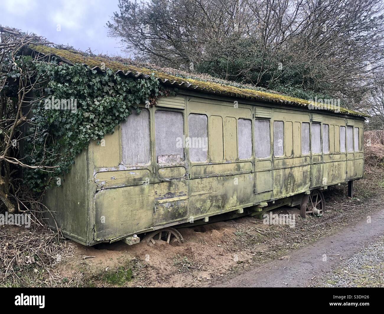 Vintage train carriage Stock Photo Alamy