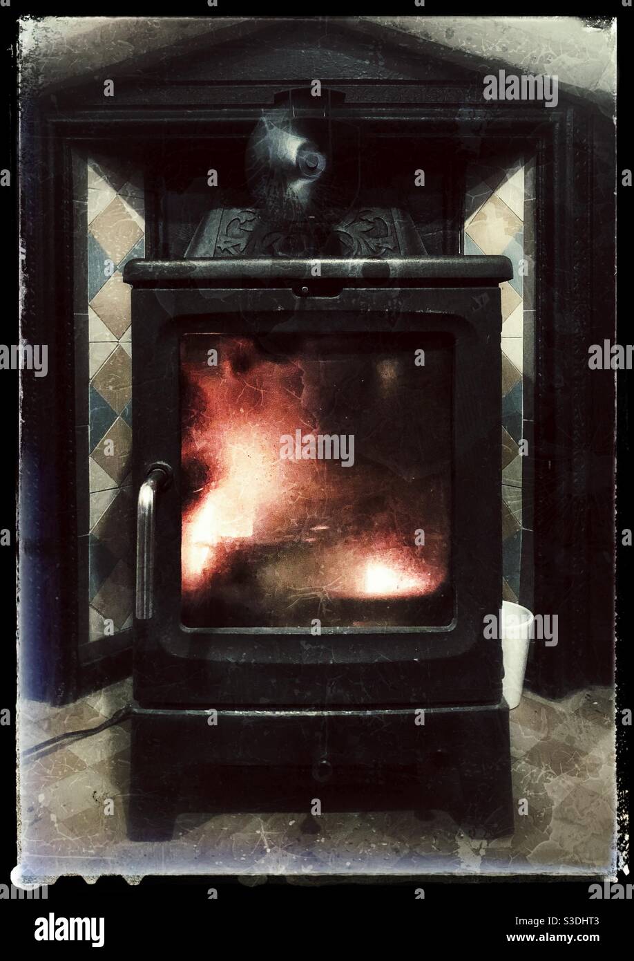 Wood burner stove hi-res stock photography and images - Alamy
