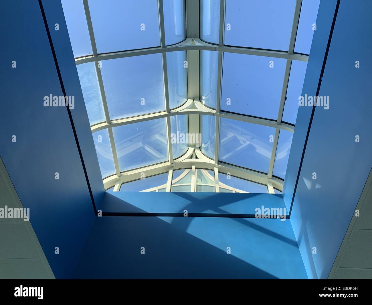 Skylight over the indoor pool at the Hard Rock Hotel and Casino, Atlantic City, New Jersey, United States Stock Photo