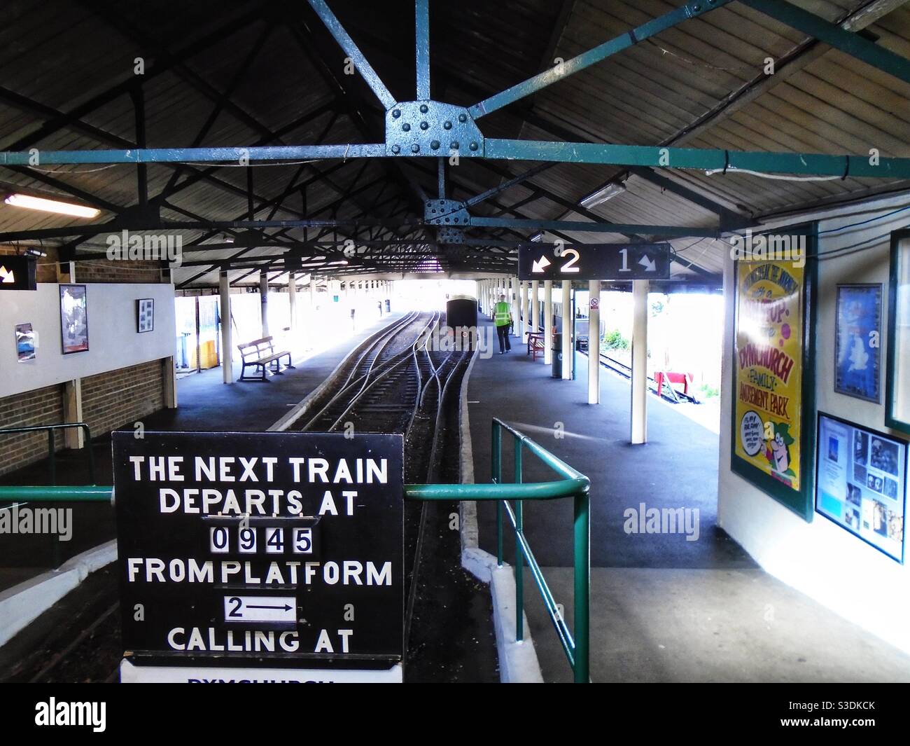 Hythe railway station platforms, part of the Romney, Hythe and