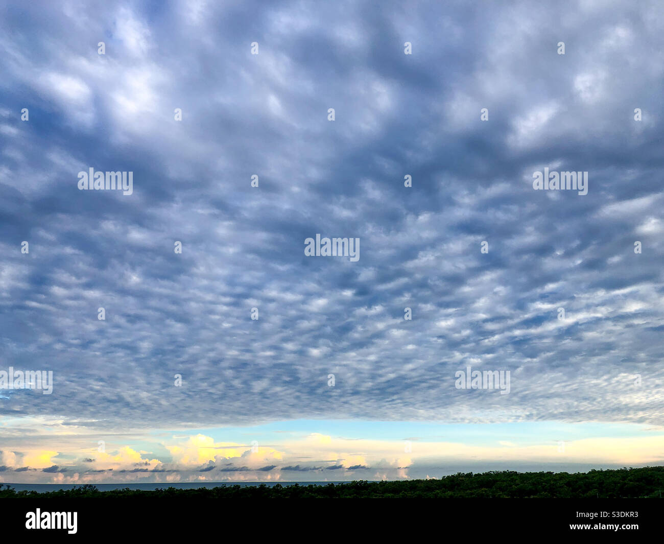 Cloudscape in Darwin, Northern Territory, Australia. - Smartphone Captured Stock Image