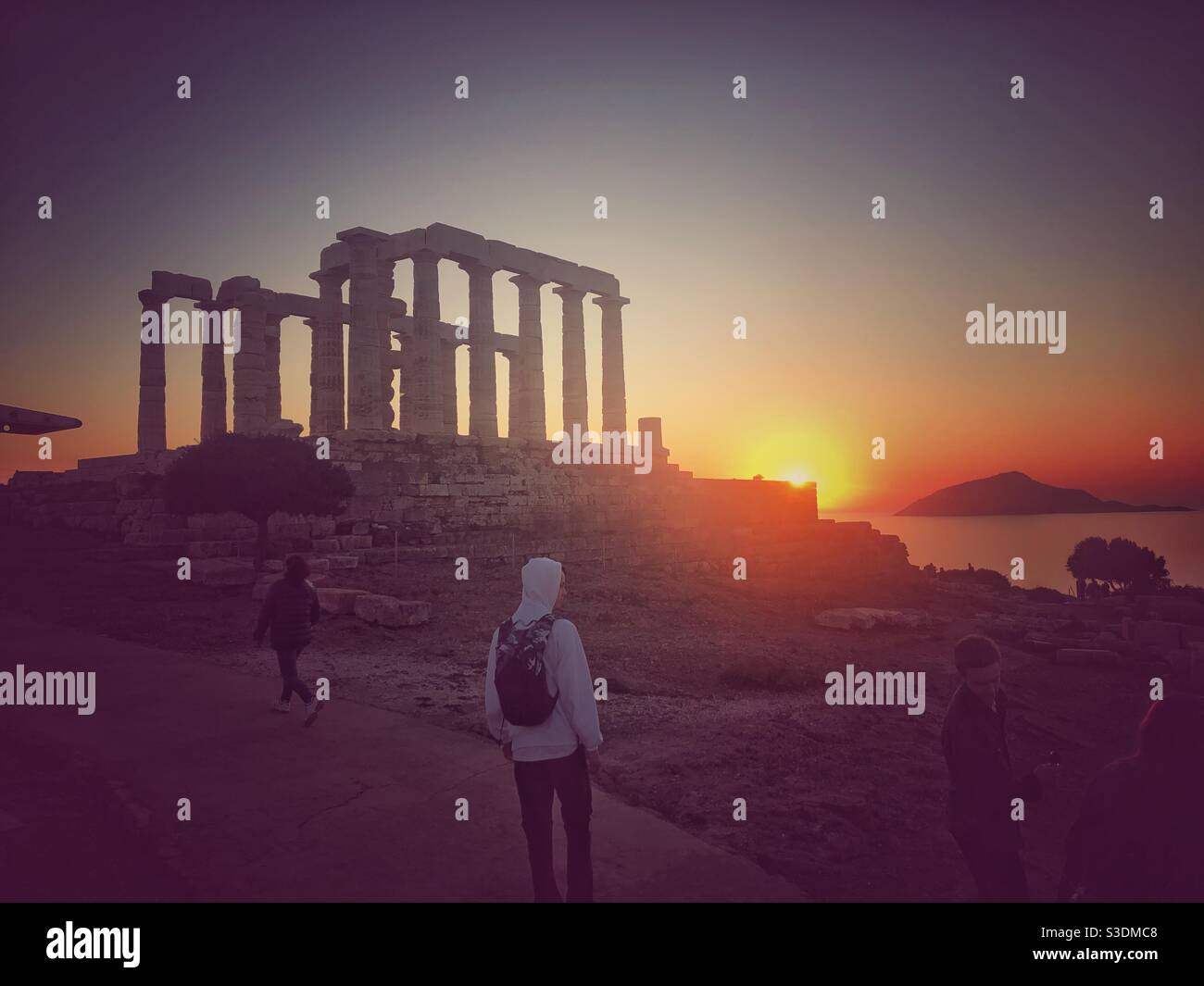 Temple of poseidon cape sounion greece hi-res stock photography and ...