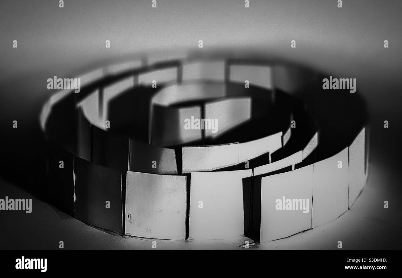 Unique architecture project Black and White Stock Photos & Images - Alamy