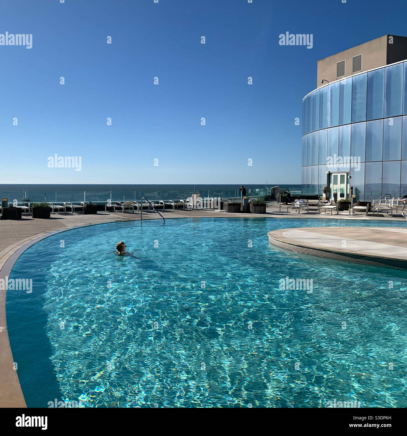 October, 2020. Eclipse pool, Ocean Casino Resort, Atlantic City, New Jersey, United States Stock Photo