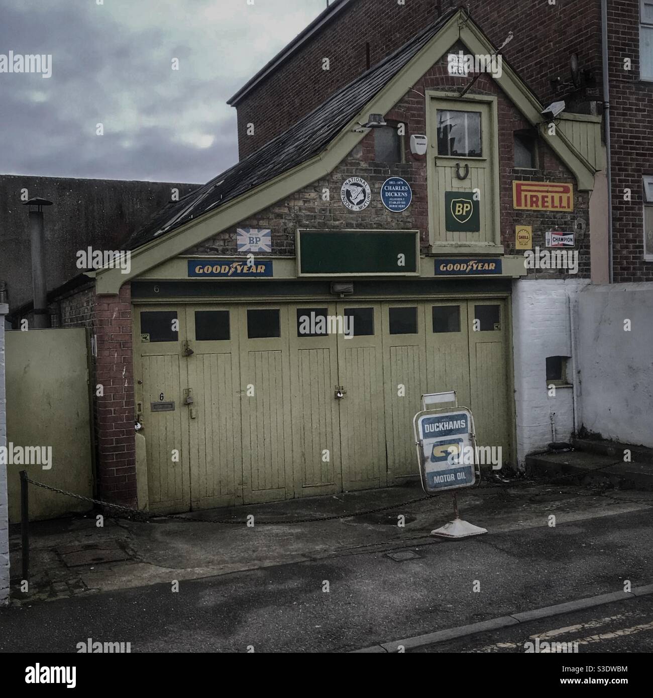 Vintage Garage - Smartphone Captured Stock Image