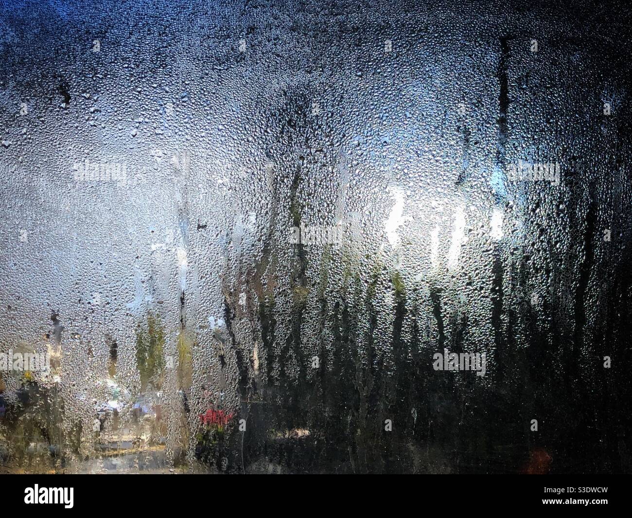 Condensation on car window Stock Photo Alamy