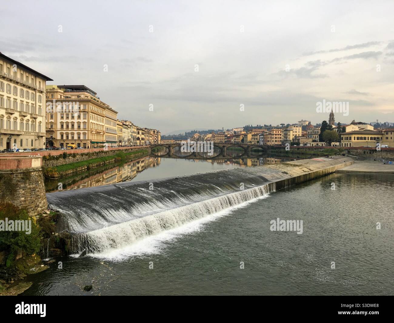Pescaia di Santa Rosa, Florence, Tuscany, Italy - Smartphone Captured Stock Image