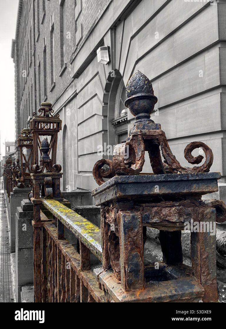 Broken Railing Picture Broken railings hi-res stock photography and images - Alamy