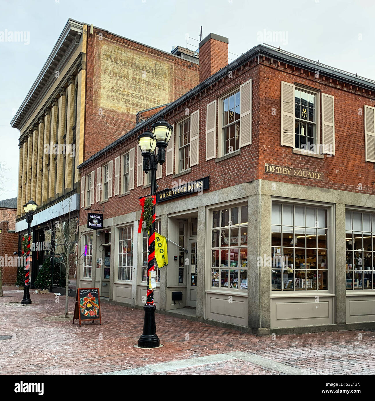 December, 2020, Salem, Massachusetts, United States - Smartphone Captured Stock Image