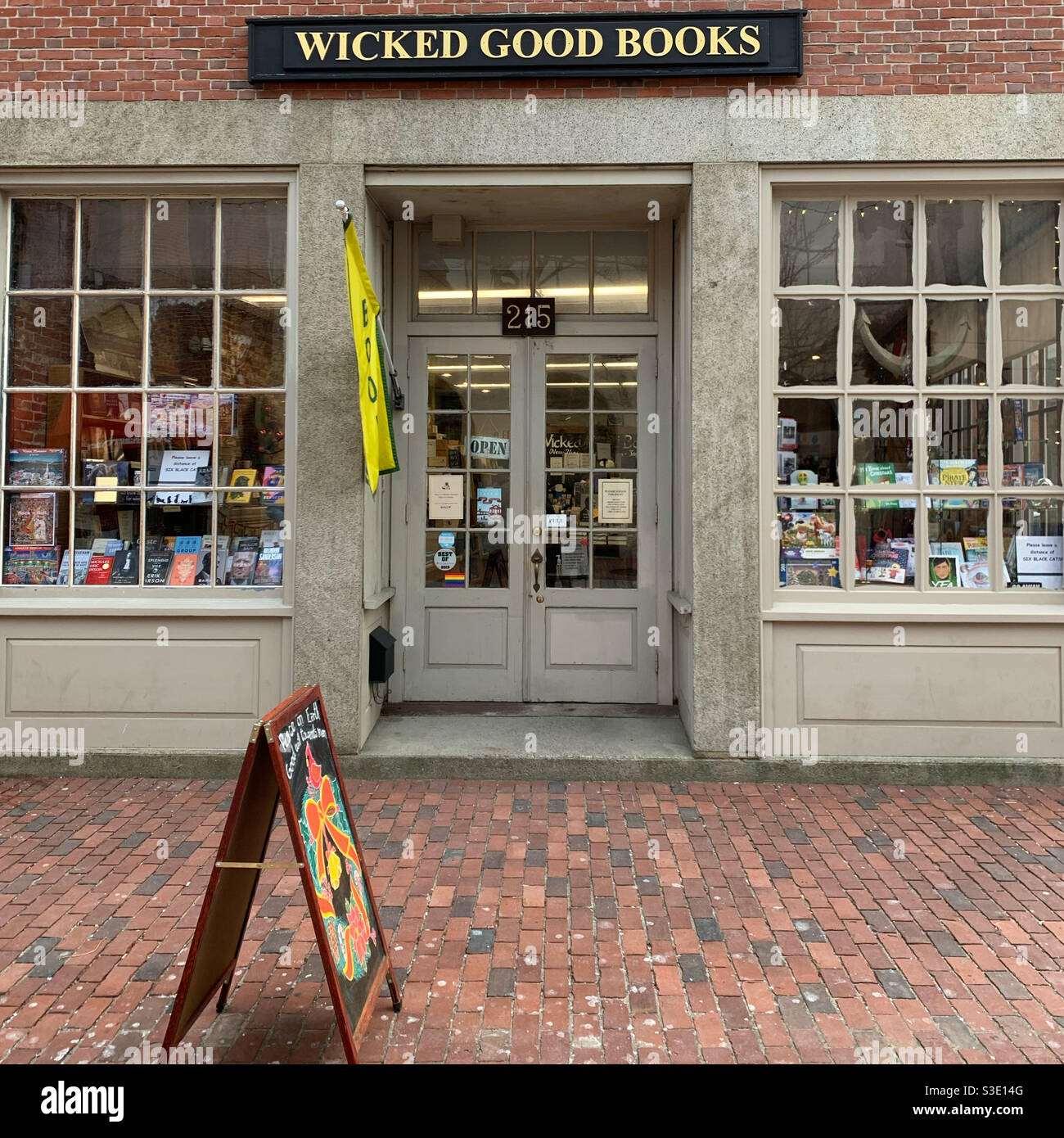 Wicked Good Books, Salem, Massachusetts, United States - Smartphone Captured Stock Image