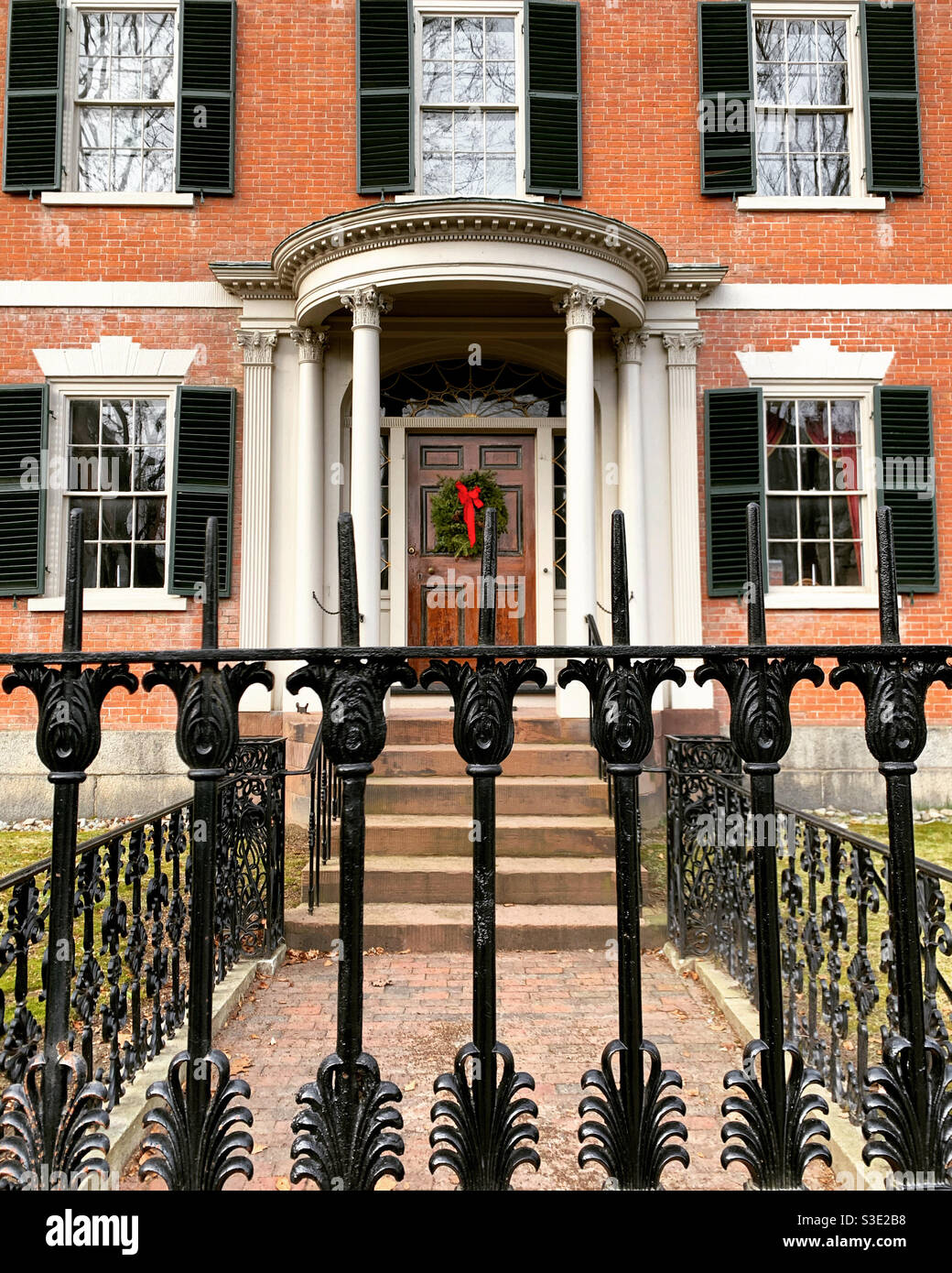 Historic architecture, Salem, Massachusetts, United States - Smartphone Captured Stock Image