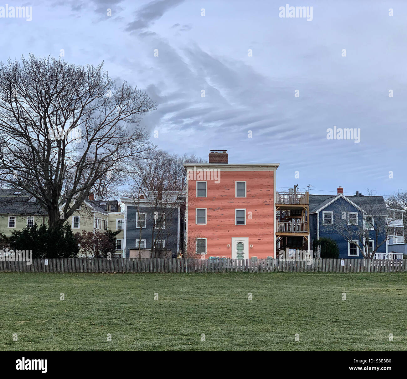December, 2020, Salem, Massachusetts, United States - Smartphone Captured Stock Image