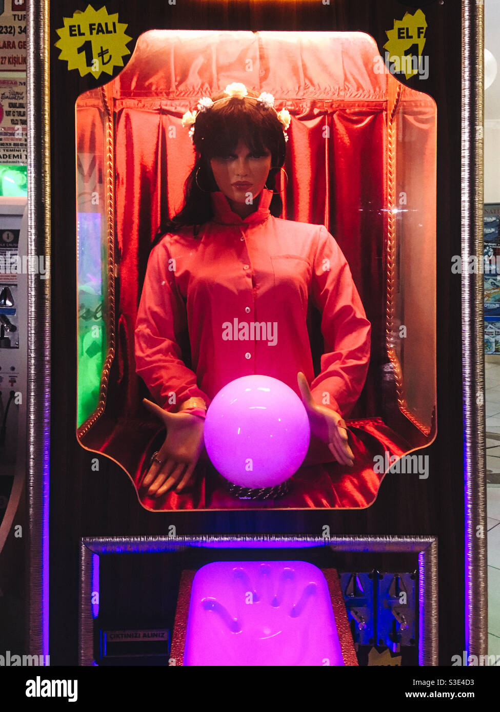 Fortune Teller Woman Crystal Ball High Resolution Stock Photography and