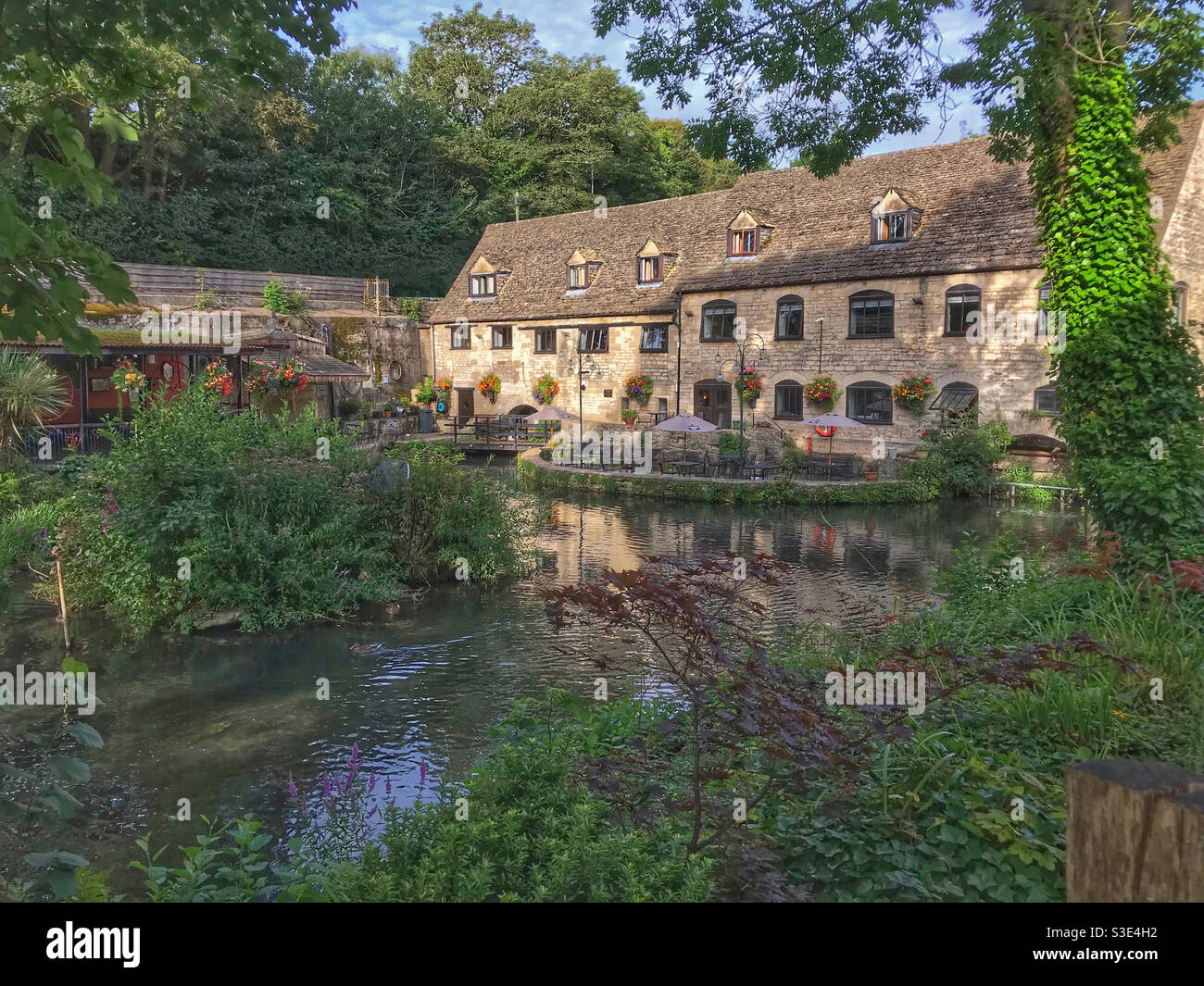 Egypt Mill Hotel and Restaurant in Nailsworth, near Stroud, Gloucestershire, England. Stock Photo