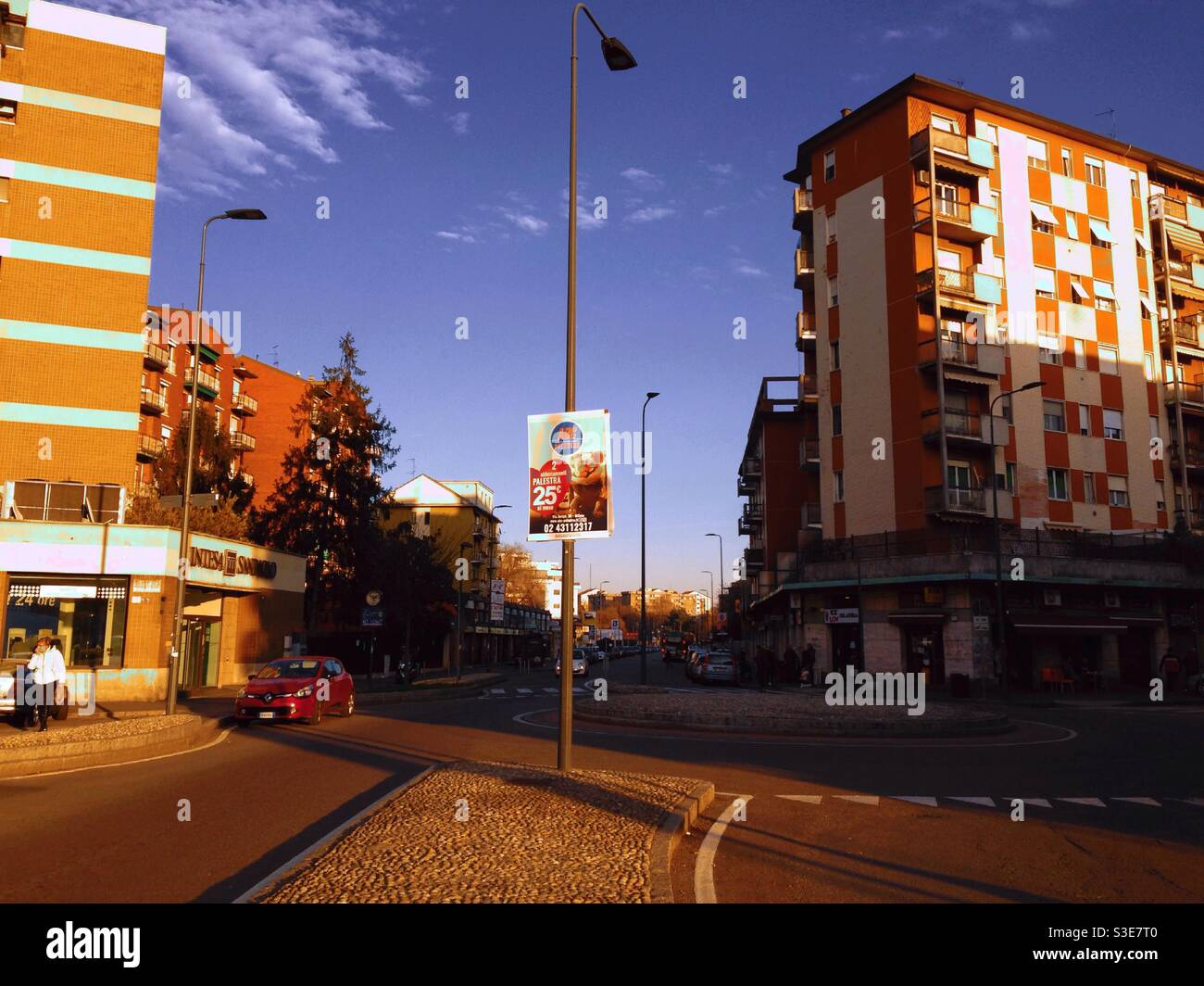 A view of Baggio, Milan, Italy, 2019. - Smartphone Captured Stock Image