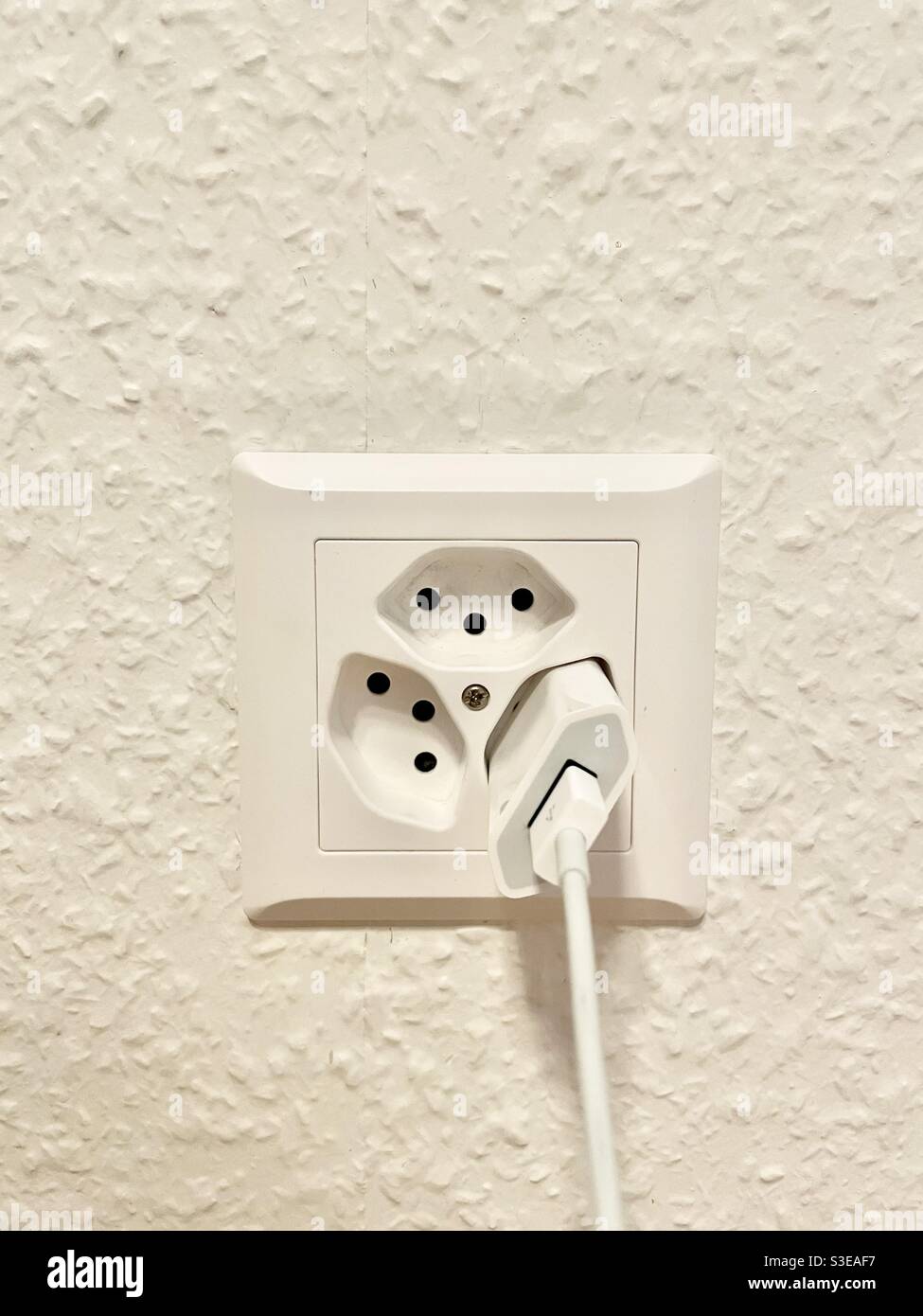 Power plug in Switzerland Stock Photo Alamy