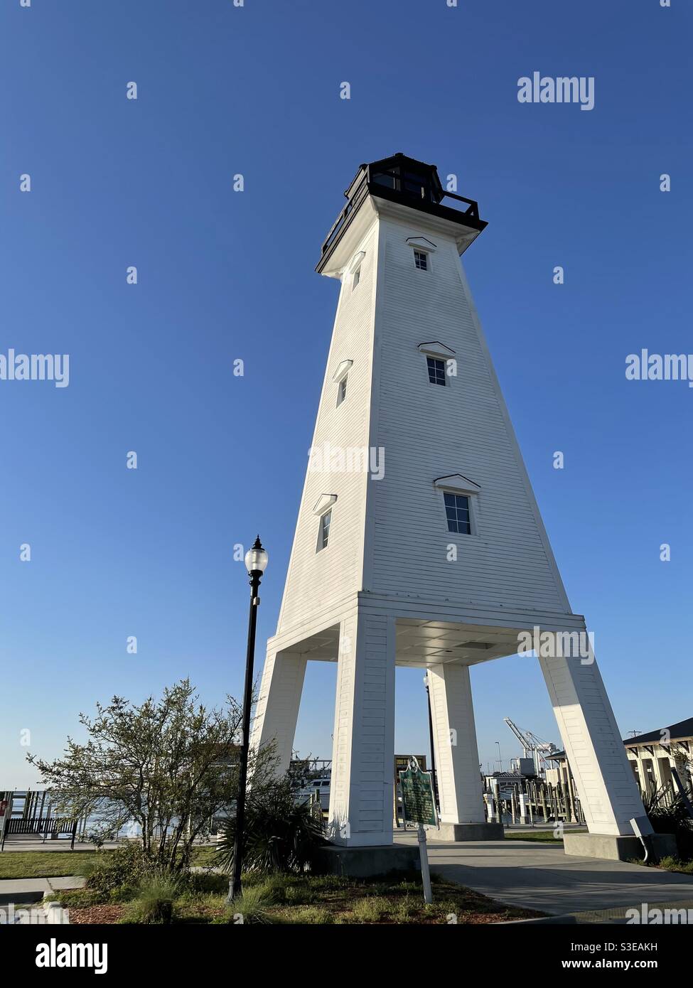 Replica of the Ship Island lighthouse at Jones Park Gulfport