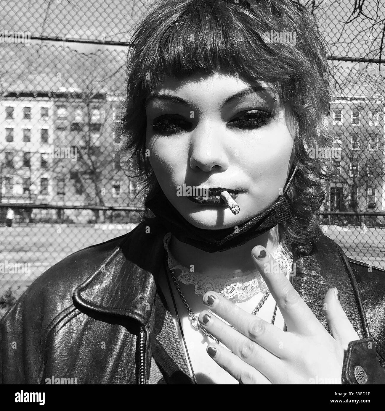 Manhattan trash Black and White Stock Photos & Images Alamy