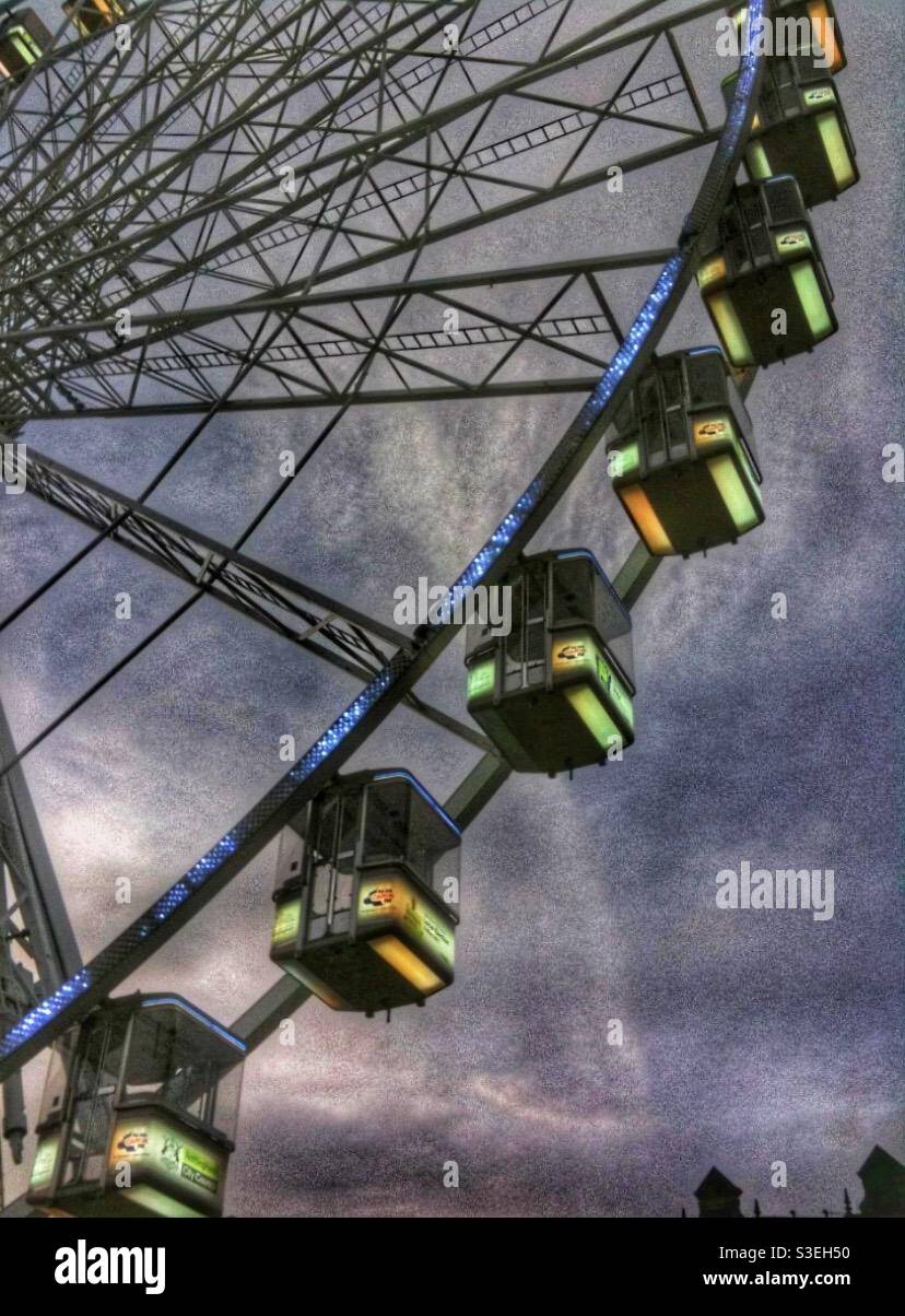 Fairground Attractions - Smartphone Captured Stock Image