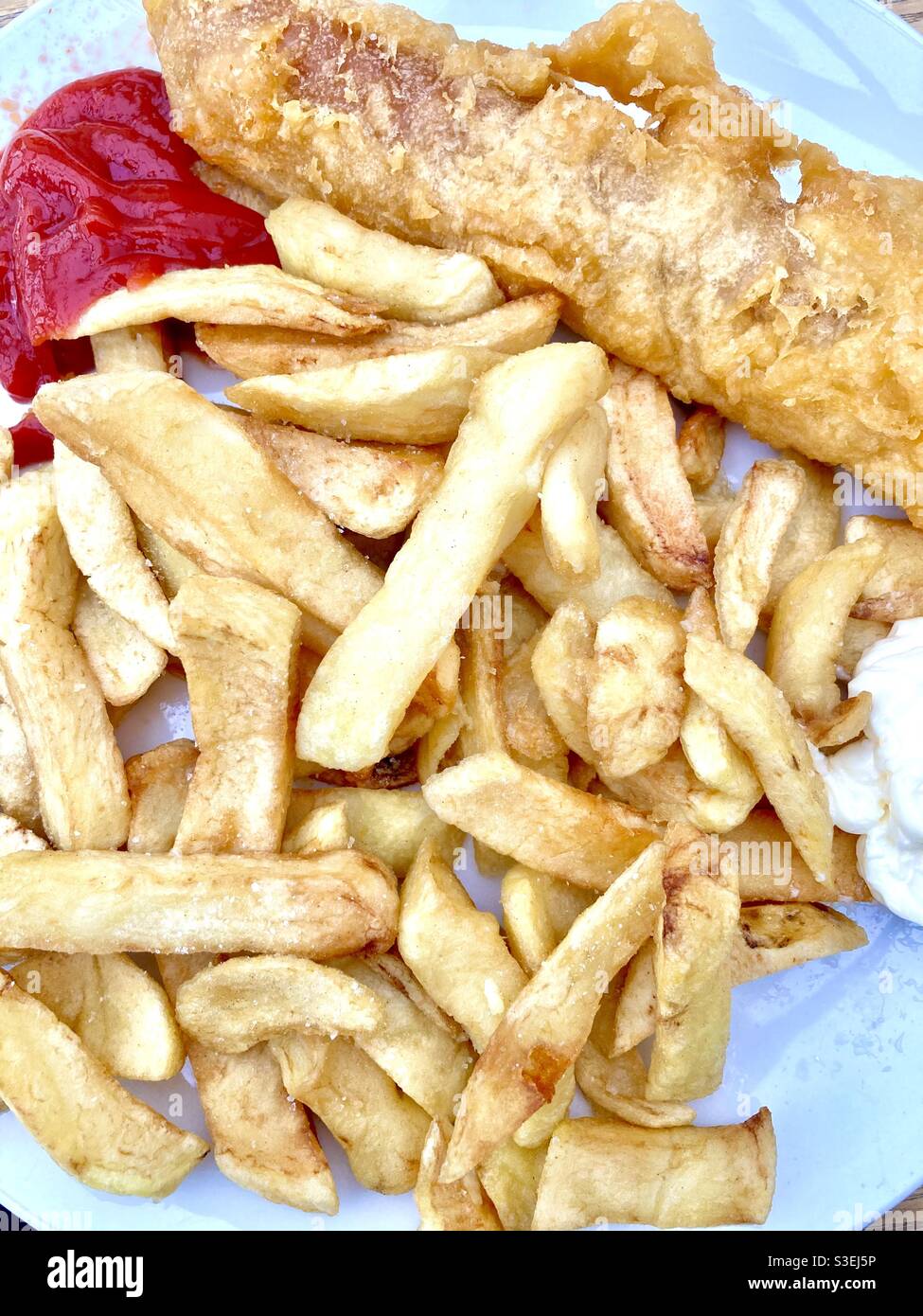 Sausage And Chips High Resolution Stock Photography and Images Alamy