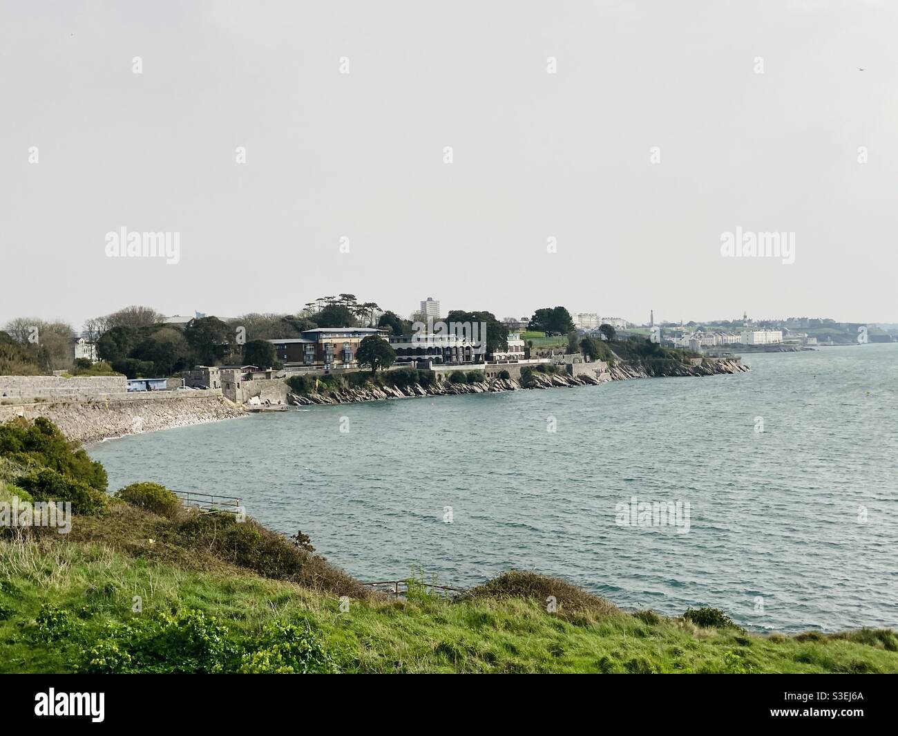 Devils Point Plymouth Stock Photo Alamy