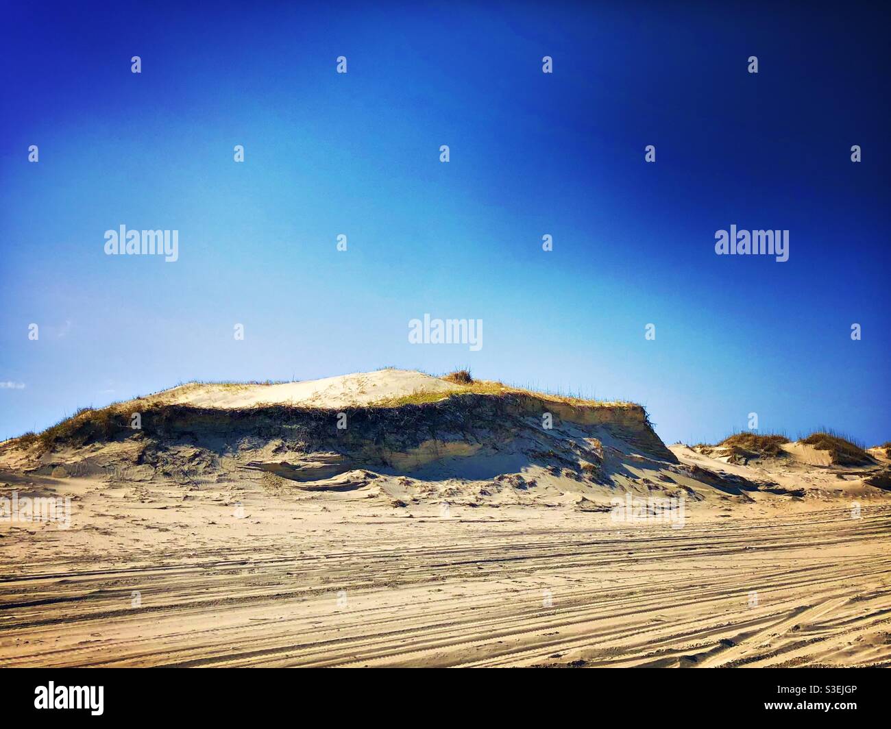 Sand dunes, Corolla NC - Smartphone Captured Stock Image