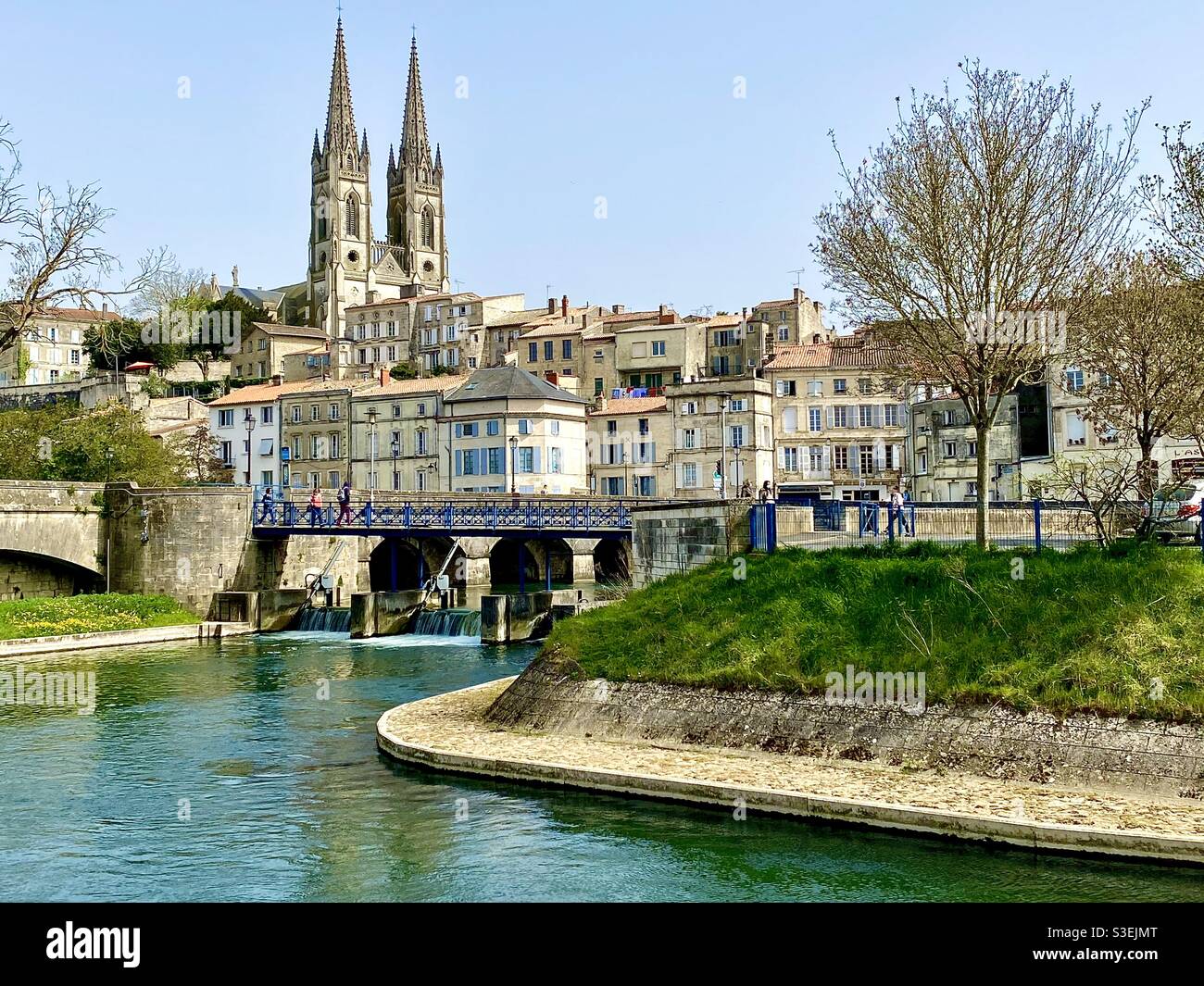 Niort town centre France Stock Photo