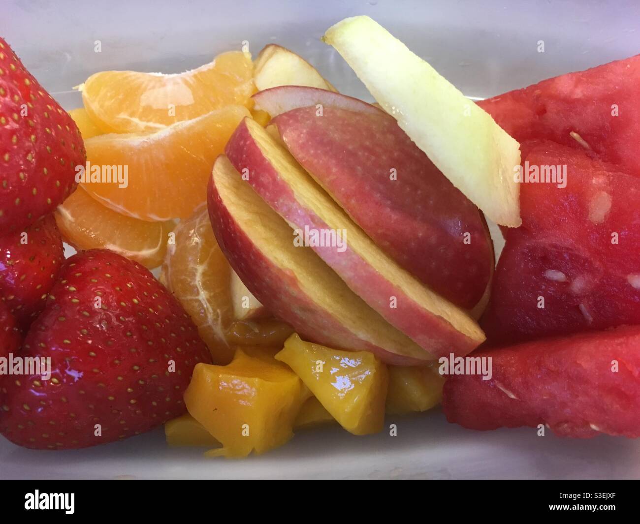 Healthy fruit salad Stock Photo Alamy