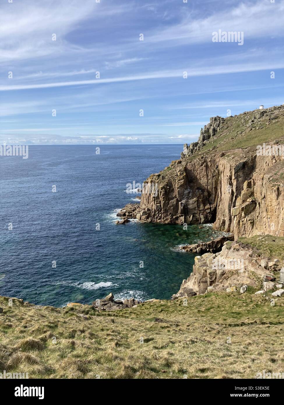 Lands End, Cornwall, UK - Smartphone Captured Stock Image