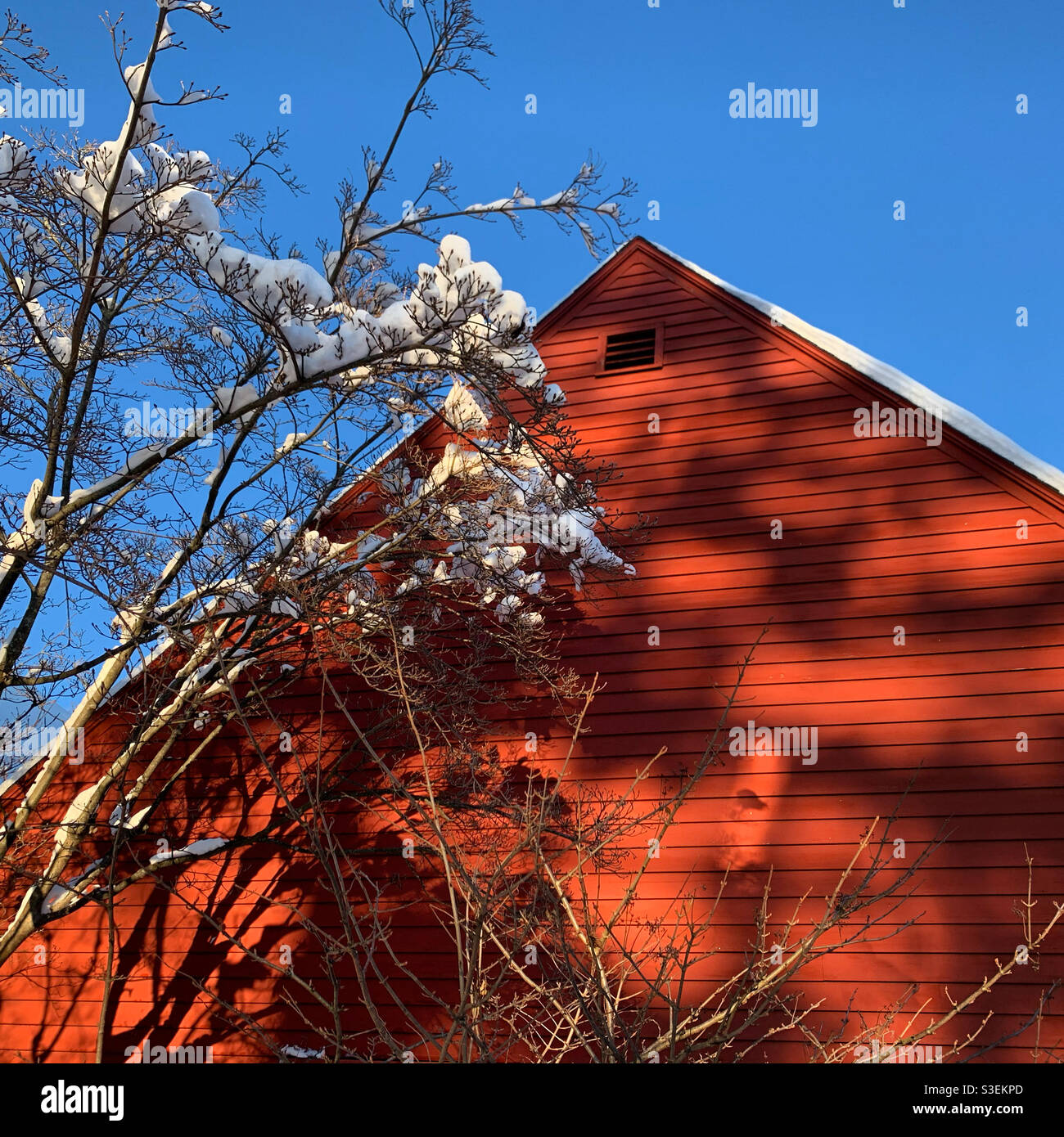 December, 2020, Derby Waterfront District, Salem, Massachusetts, United States - Smartphone Captured Stock Image