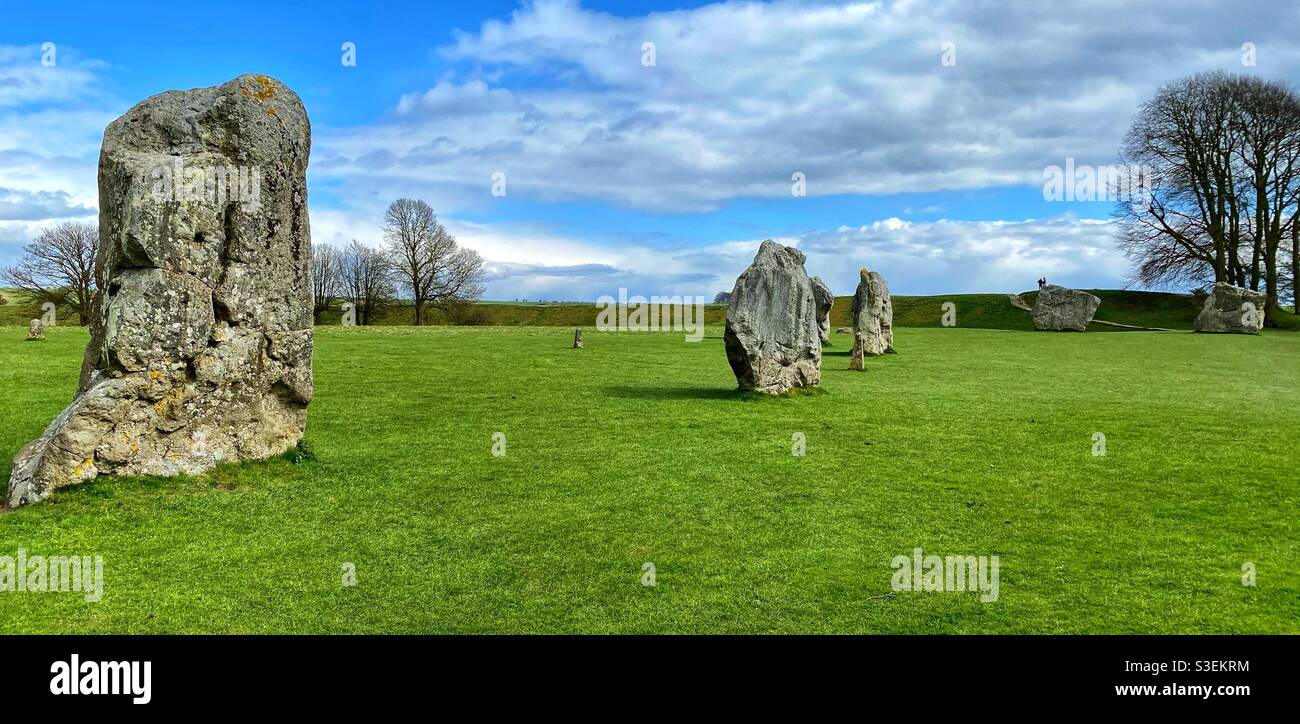 Avebury stone circle - Smartphone Captured Stock Image