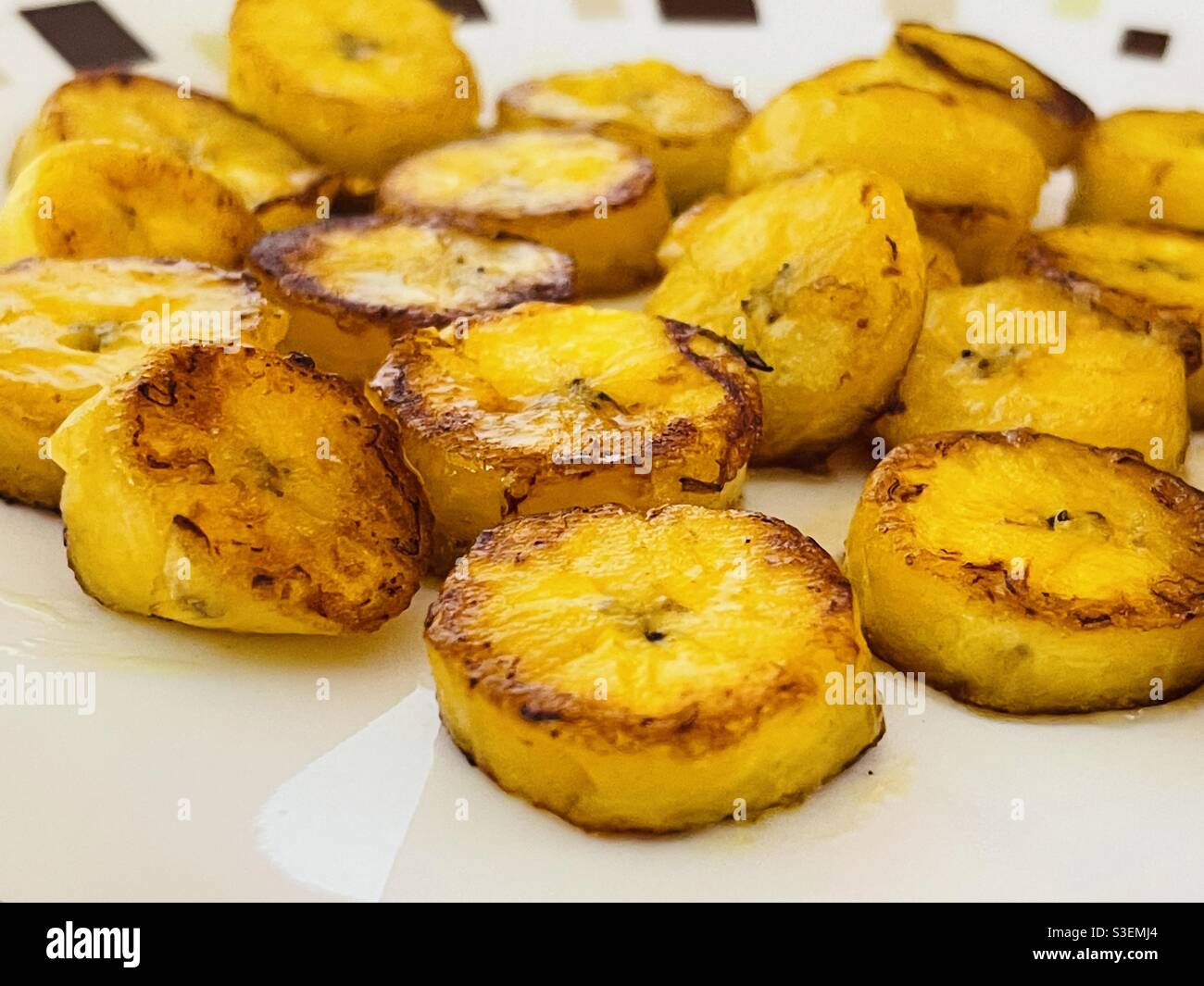Yummy Indian banana fritters Stock Photo Alamy