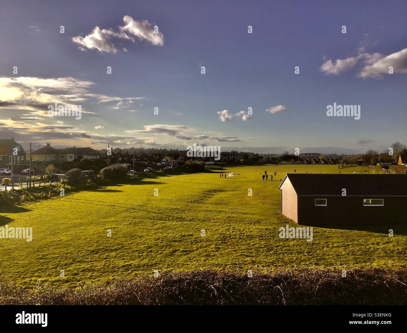 Recreation Park at Winchelsea Beach Stock Photo Alamy